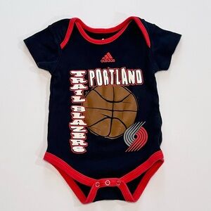 Adidas Portland Trail Blazers Onsie - Size 3-6 Month